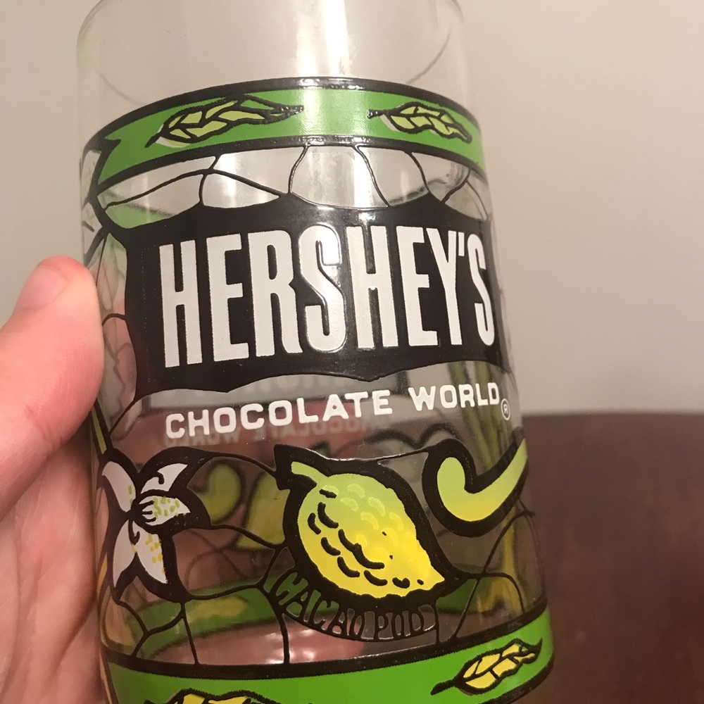 Vintage Hershey’s Chocolate World Glass